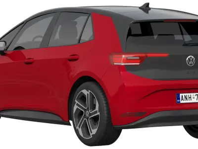 Volkswagen ID3 GTX 2024 3D model