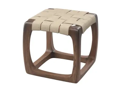 Woven Style Seat Stool 3D model