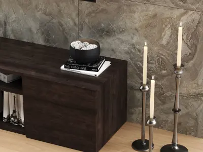 Living room set 03 3D model