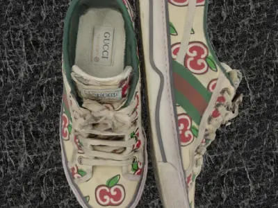 GUCCI 3D SHOES Low-poly 3D model