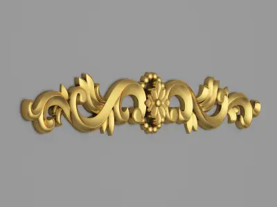 Classic Carved 005 3D model