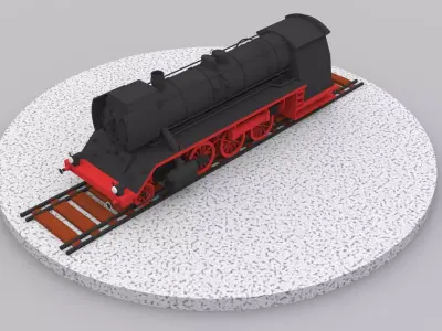Train Engine Free 3D model