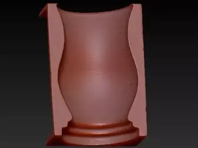Concrete Vase Mold 3D print model H25cm 3D print model