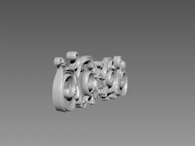 Decorative element 3D model purchase