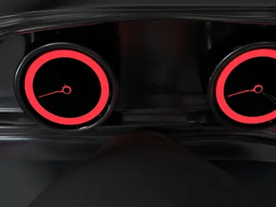 dodge challenger hellcat  Low-poly 3D model