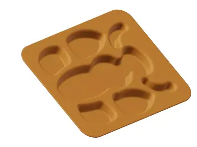 Plastic Premium Honey Bee Plate Toy 3D model