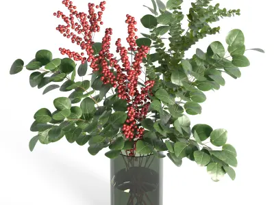 Decorative Plants 01 3D model