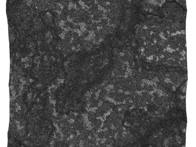 72-RockPanel rock on wall 3D model