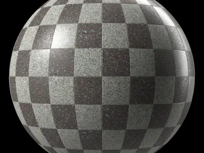 Terrazzo Materials 26- Terrazzo Tiling - Sbasr Pbr 4k Seamless Texture