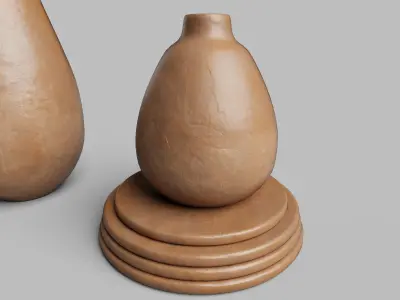 Clay Vase 3D model