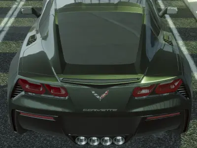 Corvette C7 3D model