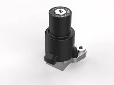 Motorcycle Ignition Switch 3D model