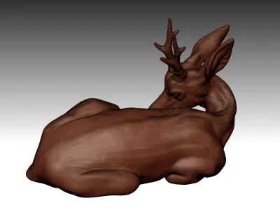 Deer animal 3D print model