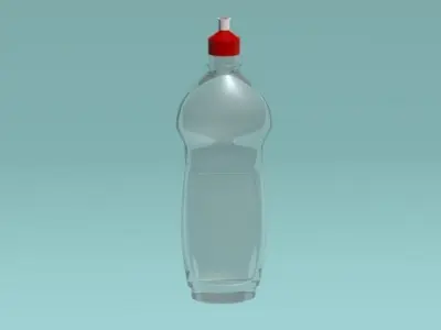 Dish Soap Plastic Container Free 3D model