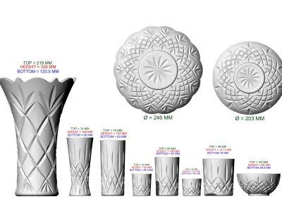 DECORE  SET 002 3D print model