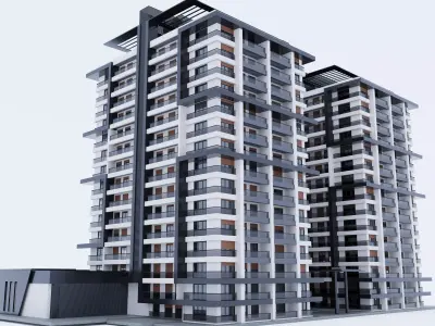 modern building  3D model