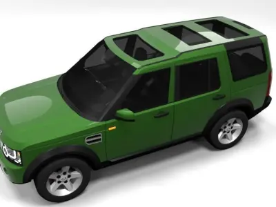 LAND ROVER DISCOVERY 2 Low-poly 3D model