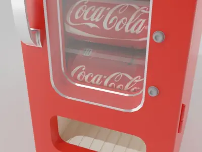 Drinks vending mashine Free 3D model