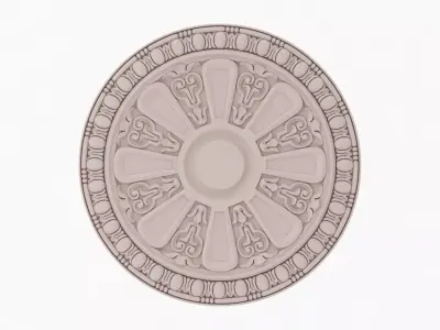 Classic Ceiling Medallion 62 3D model