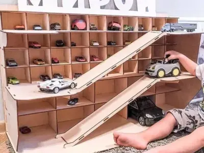 Car park shelf 3D model