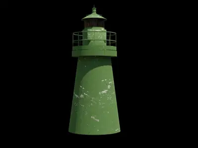 Lighthouse Model optimized Unreal Engine 4  Low-poly 3D model