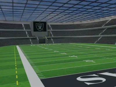 Las Vegas Raiders - American Football Stadium Low-poly 3D model