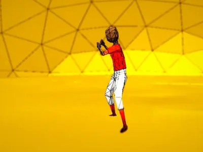 Low Poly Baseball Pack Low-poly 3D model