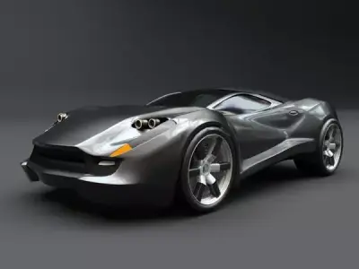 Coupeo Concept Sports Car 3D model