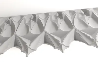 Muqarnas decoration Islamic architecture 3D model