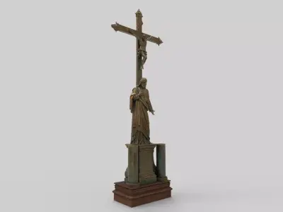 jesus candle holder  3D model