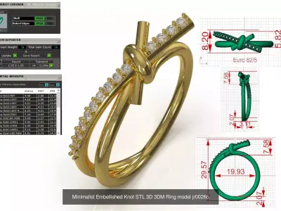  stl 3d gold Collection Structure and Knot 3D Model Pack