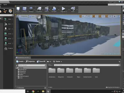 train for - unreal engine  - iclone  3D model