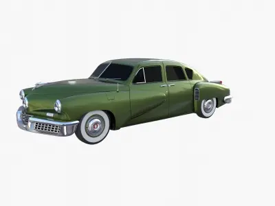 Tucker 48 Green 3D model