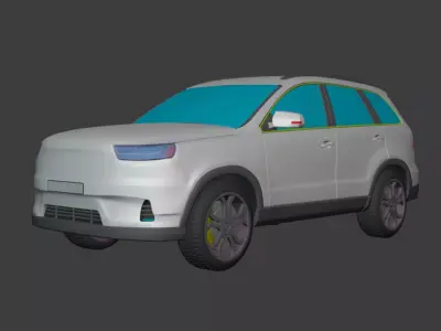 Generic SUV Car 3D model