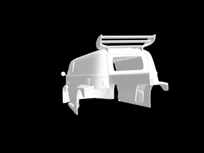 Volkswagen T1 Williams 3D print model
