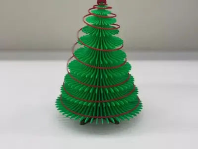 3D Printable Christmas Tree  Easy Print No Supports 3D print model
