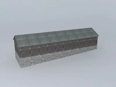 Tobacco Barn Black Perigord Free 3D model