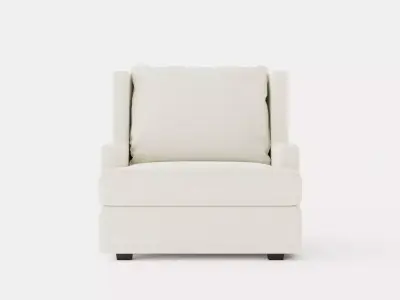 Mercer armchair Low-poly 3D model