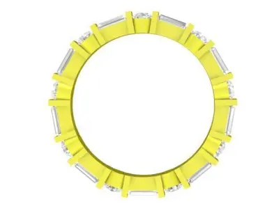 Luxury Full Eternity Band Ring for Women 4813 3D print model