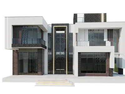 modren house 10 3D model