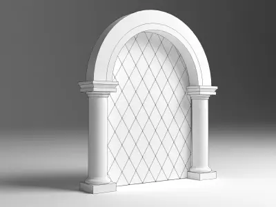 English Arch 3D model