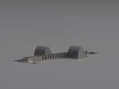 Athletics Starting Blocks 3D model