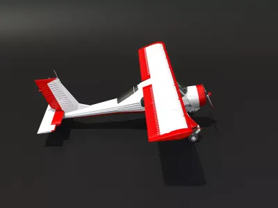 PLZ - 104 Wilga 3D model