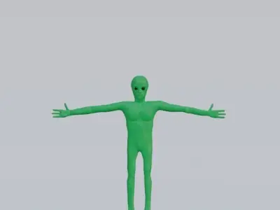 alien Free 3D model purchase
