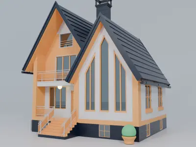 HOUSE MODEL Free 3D model