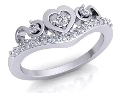 luxury Fancy Ring53 3D print model