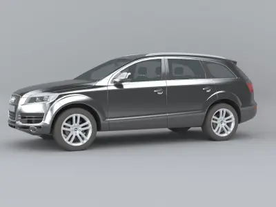 AUDI Q7 Low-poly 3D model