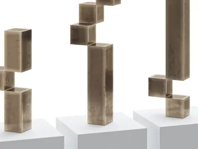 Abstract sculpture by Stephan Siebers 3D model