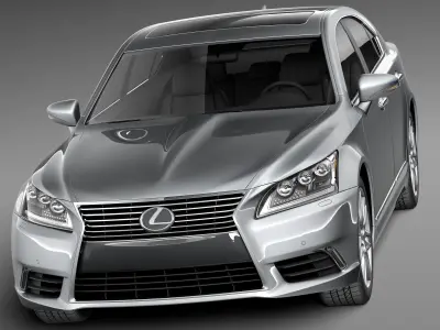 Lexus LS 460 2013 3D model
