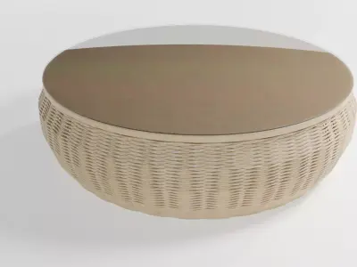 WICKER BASKET17 3D model